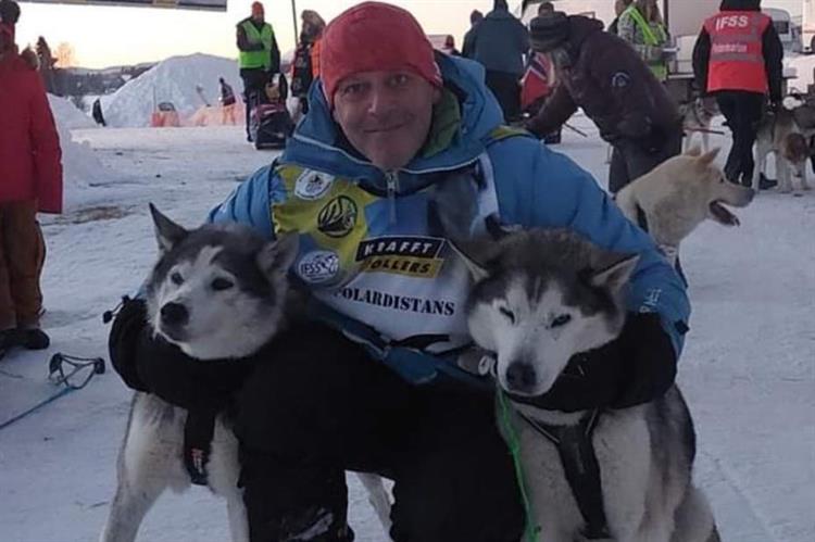 Bronce en el Mundial de Suecia de larga distancia para el musher navarro Baltasar Gallardo