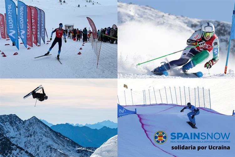 SPAINSNOW Solidaria se activa de nuevo por Ucrania durante los Campeonatos de España