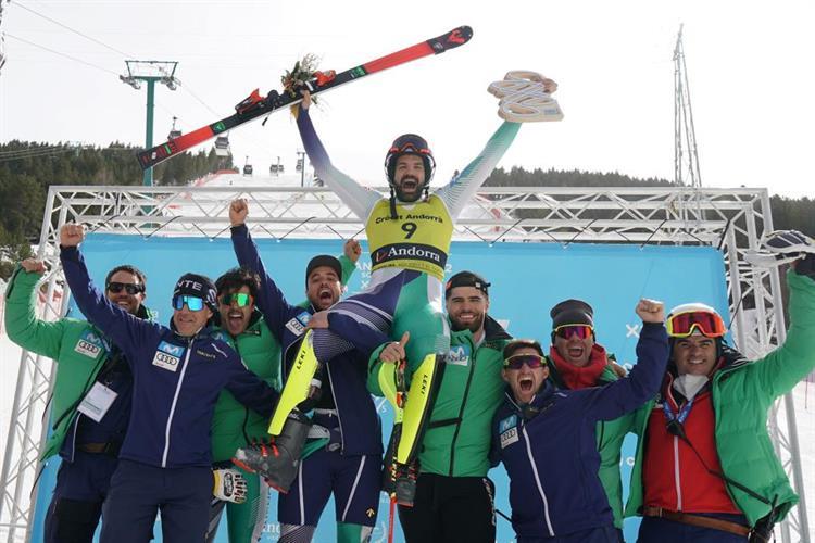 Espléndida plata de Quim Salarich en la Copa de Europa de Soldeu a menos de una semana de las finales de Copa del Mundo en Courchevel