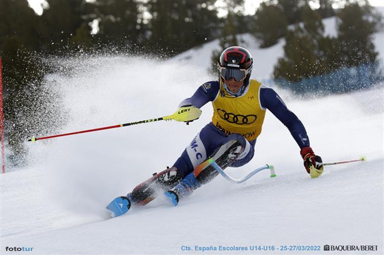 Fase final de los Campeonatos de España de esquí alpino y Escolares U16/14 en Baqueira Beret