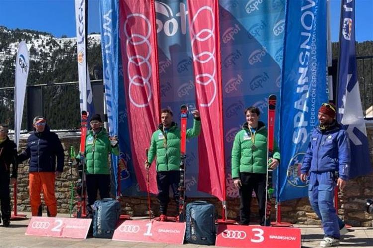 Mirentxu Miquel y Alex Puente, Campeones de España Audi Absolutos de gigante en Espot