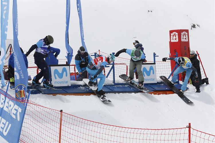 Lucas Eguibar y Naia Aramendia ganan los Campeonatos de España Movistar SBX en Baqueira Beret