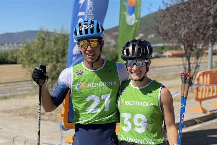 Irati Cuadrado y Peio Añarbe vencen en los Campeonatos de España FIS Iberdrola de Rollerski