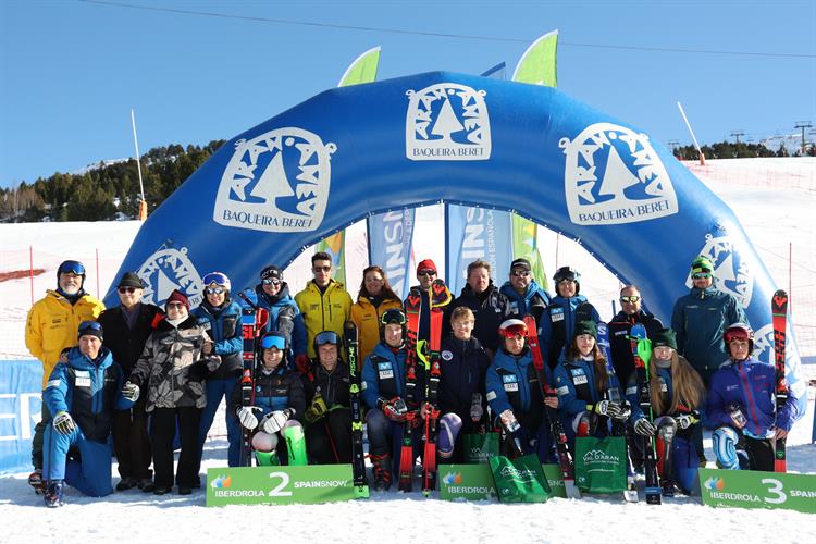 Arrieta Rodríguez, Jonás Sánchez y Aleix Aubert ganadores del III Trofeo FIS Blanca Fernández Ochoa en Baqueira Beret