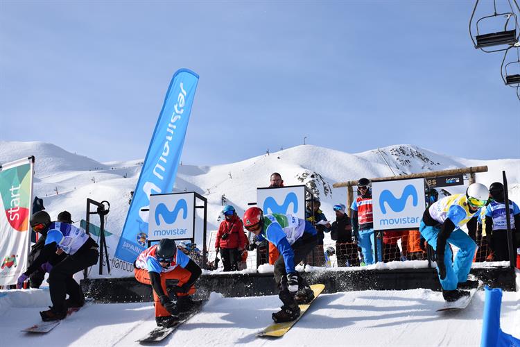 Llega la 2ª fase de la Copa de España Movistar de snowboardcross (SBX) y skicross (SX) a la estación aragonesa de Aramón Formigal