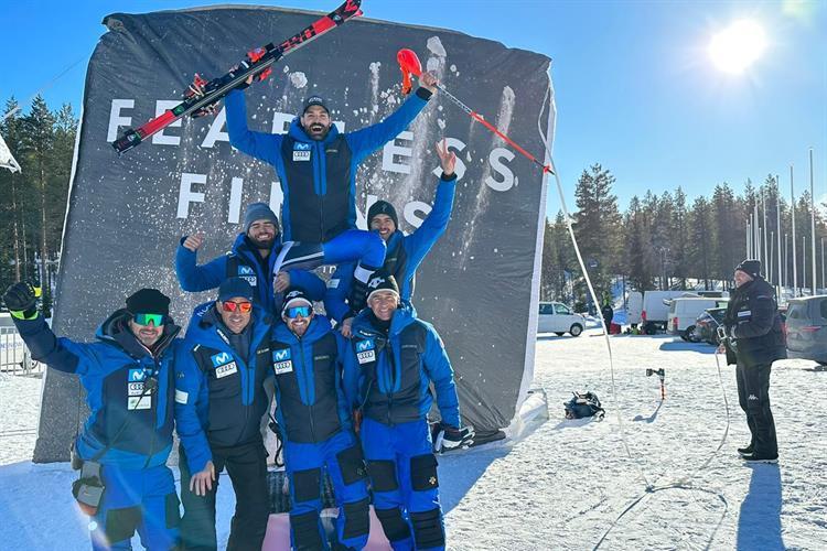 Primera e histórica victoria de Quim Salarich en Copa de Europa en el Slalom (SL) de Levi, Finlandia