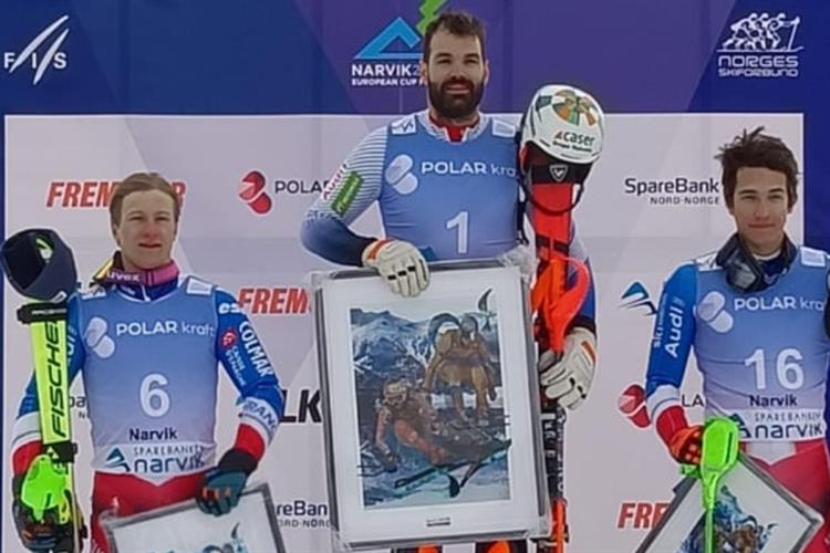 La 2a victoria consecutiva en Copa de Europa para Quim Salarich le catapulta al bronce de la clasificación de slalom (SL) del circuito continental