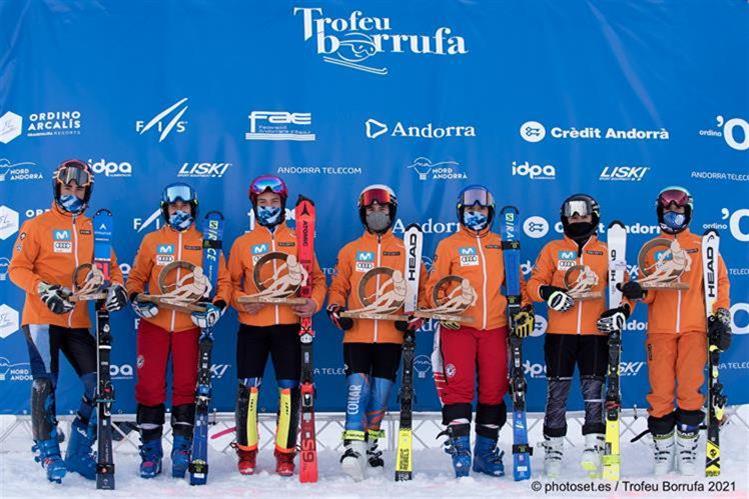 Los dos equipos de la RFEDI sitúan España en segunda y cuarta plaza en el 29º Trofeu Borrufa de Ordino-Arcalís (AND)