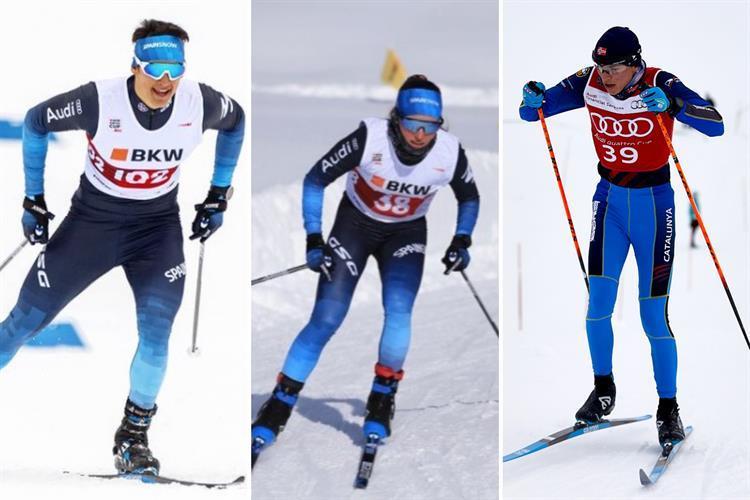 Tres deportistas RFEDI de esquí de fondo para los Mundiales Junior FIS de Vuokatti (Finlandia)