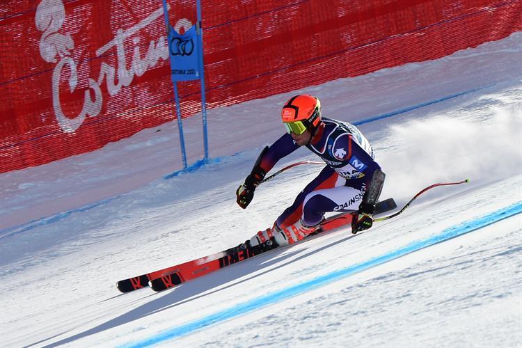 Espectacular 12º puesto para Albert Ortega Fornesa en la combinada alpina de los Mundiales Cortina d’Ampezzo