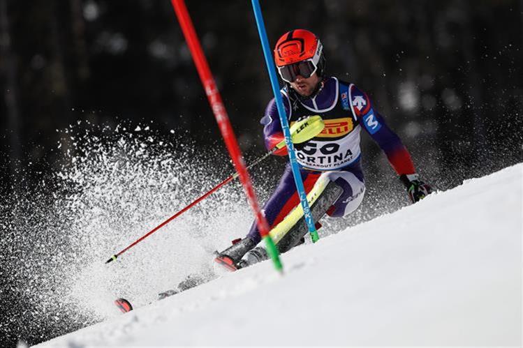 Alex Puente consigue la 20ª plaza en el SL de los Mundiales de Cortina (Italia)