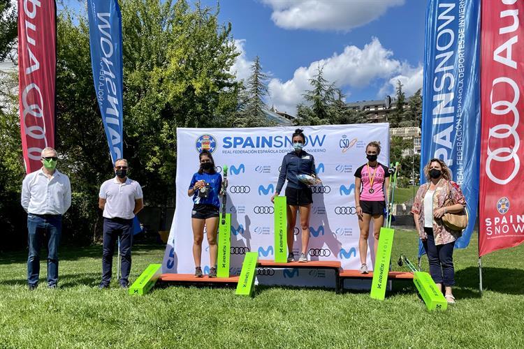 Marta Moreno y Diego Ruiz campeones de España de Rollerski en el III Trofeo Ciudad de Jaca