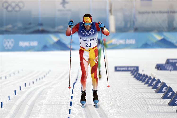 Imanol Rojo consigue la mejor marca española en los 15km clásico de unos JJOO con la 39ª posición en Beijing 2022