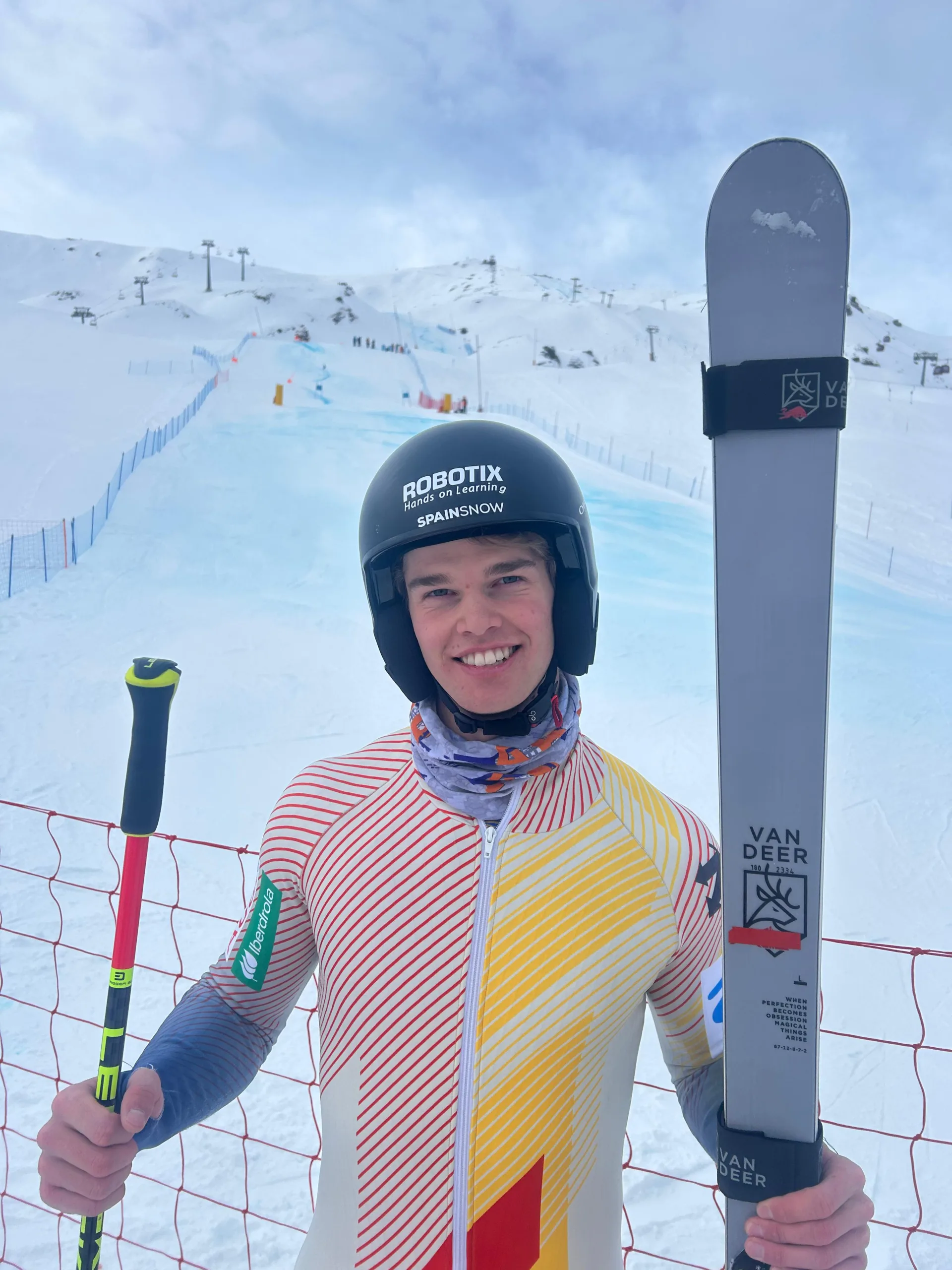 Podium para Aleix Aubert Serracanta en Copa de Europa en el Gigante de Zinal (SUI)