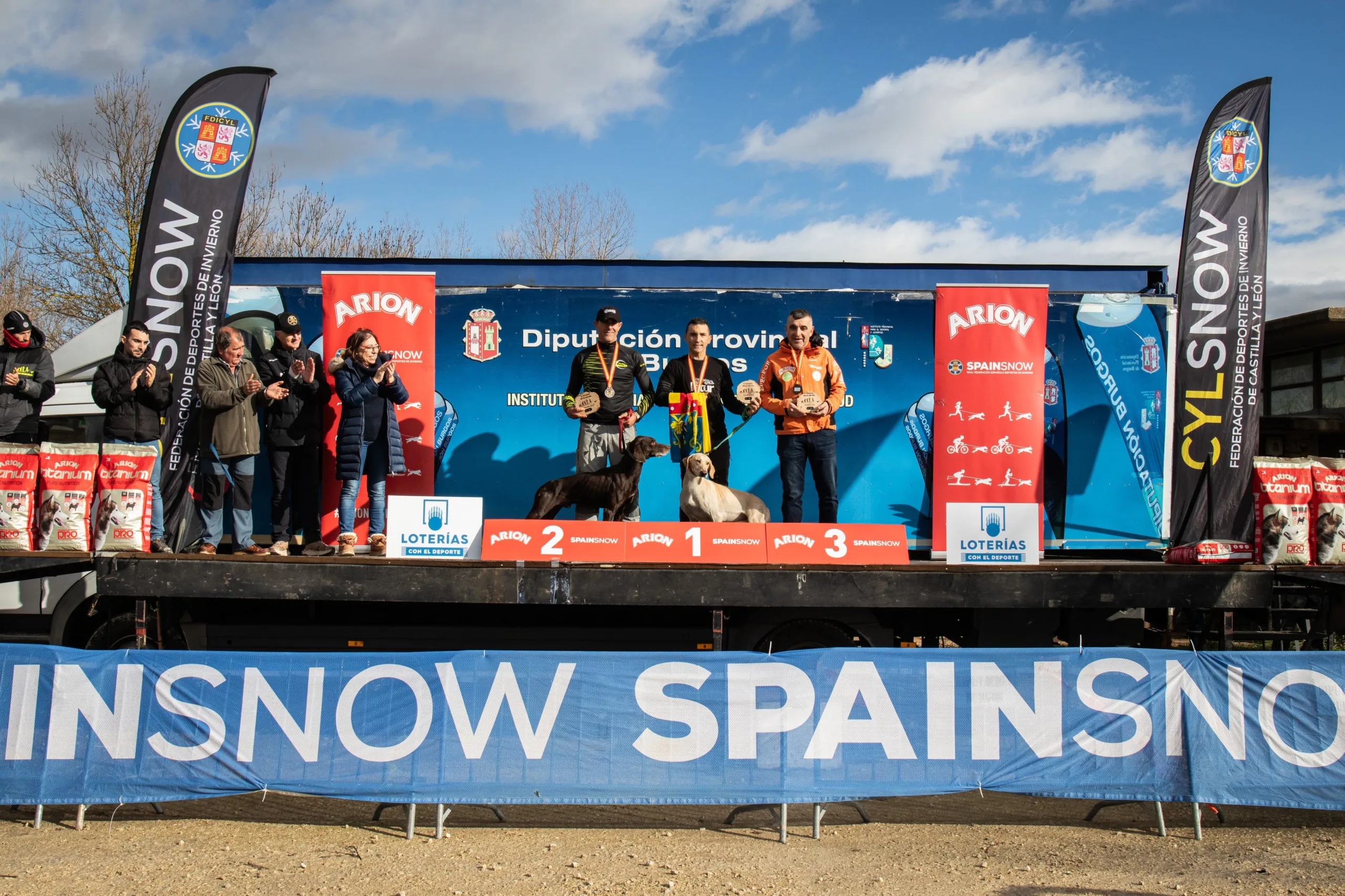 Atapuerca vive junto a más de 300 participantes, el Campeonato de España de Mushing Tierra Sprint por Loterías con el deporte