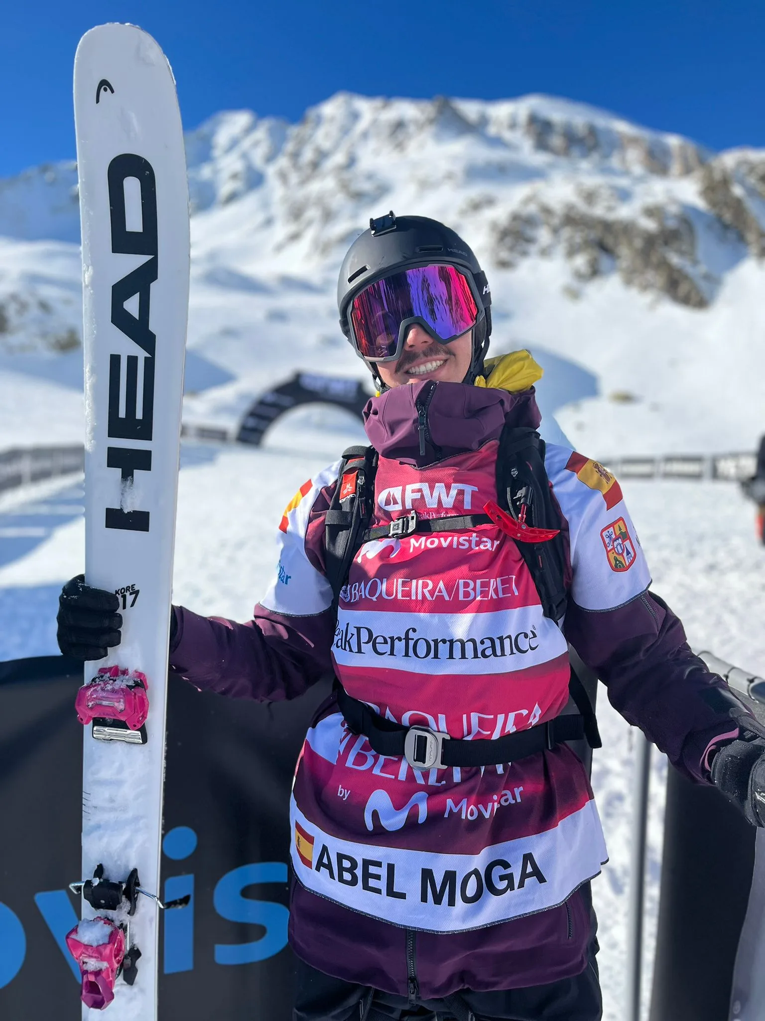 Abel Moga recibe una Wildcard para toda la temporada del Freeride World Tour gracias a su actuación en la prueba de Baqueira