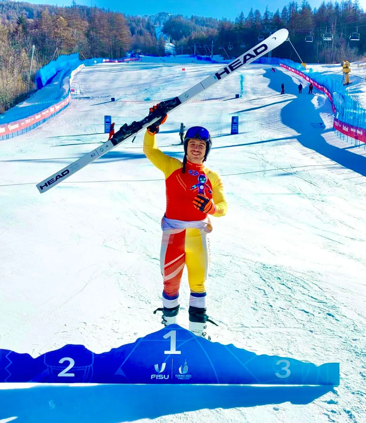 Oro para Ander Mintegui en el SuperGigante (SG) en la Universiada de Torino (ITA)