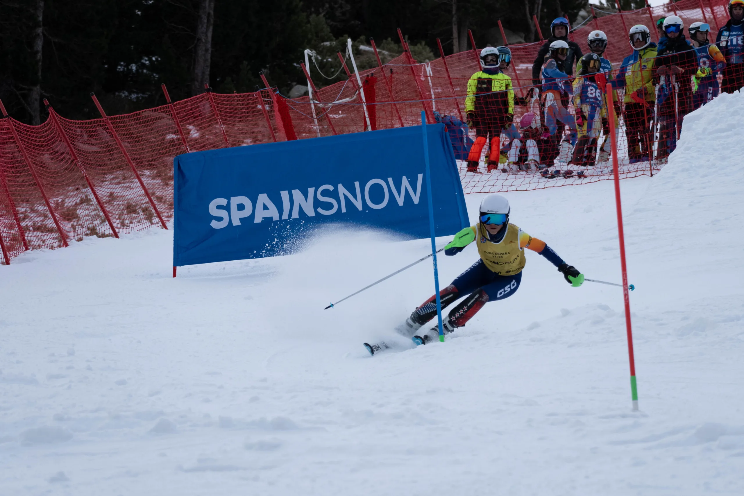 Castro, Camacho, Borchers, Ros y Carracosa, líderes después de la 2ª Fase de la Copa España U14/U16 de alpino en Baqueira Beret y Espot