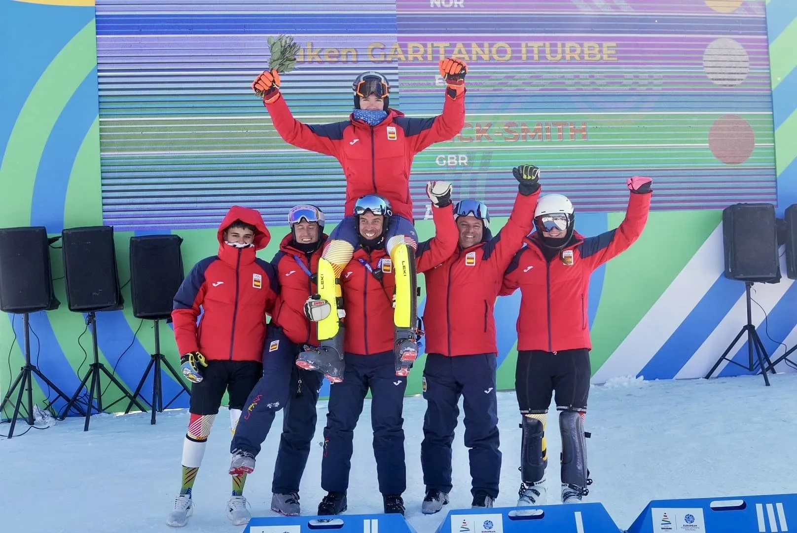 Luken Garitano, Plata en el Slalom del Festival Olímpico de la Juventud Europea en Bakuriani (GEO)