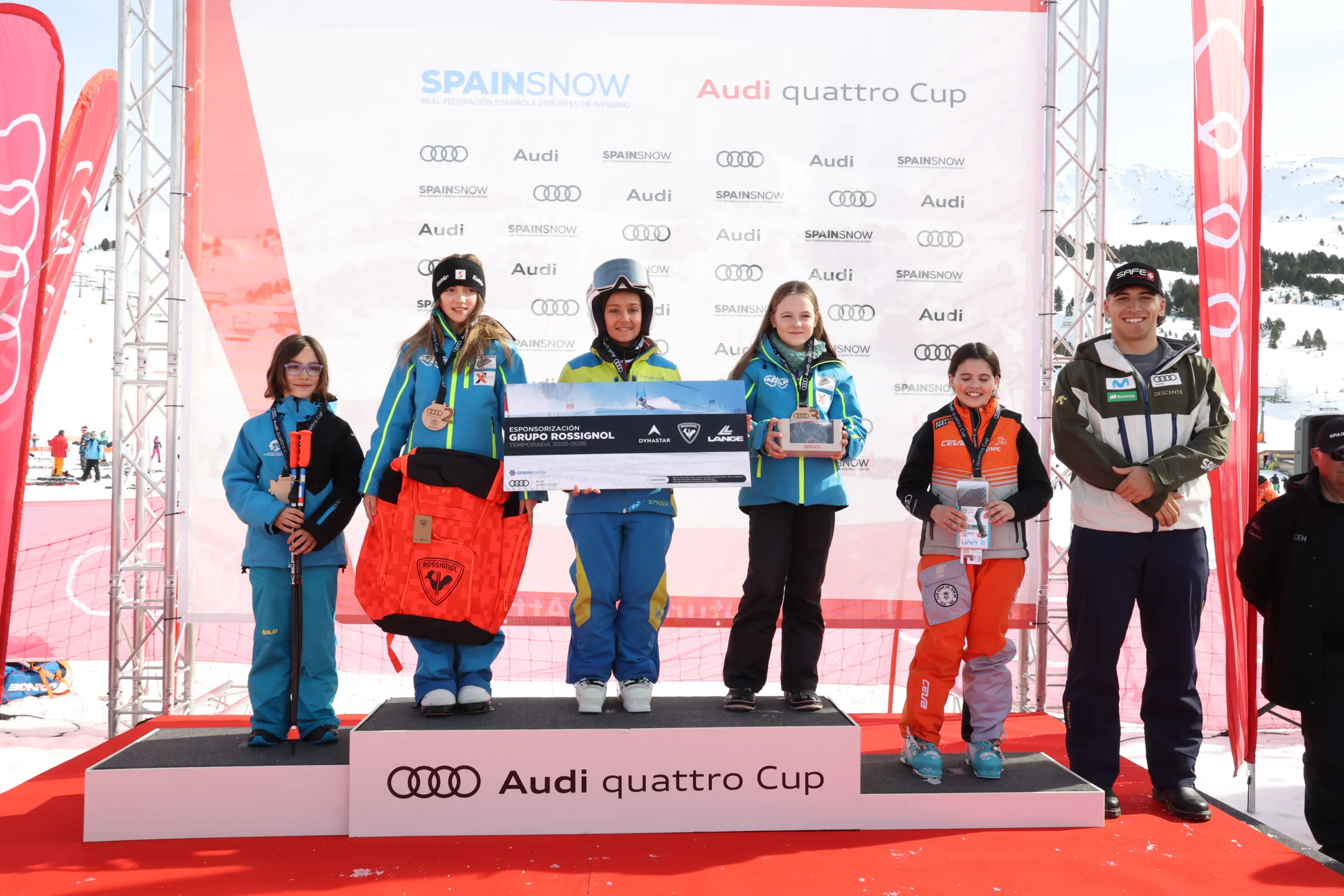 Más de 230 deportistas de U10/U12 disfrutan de la experiencia Audi quattro Cup en Baqueira Beret