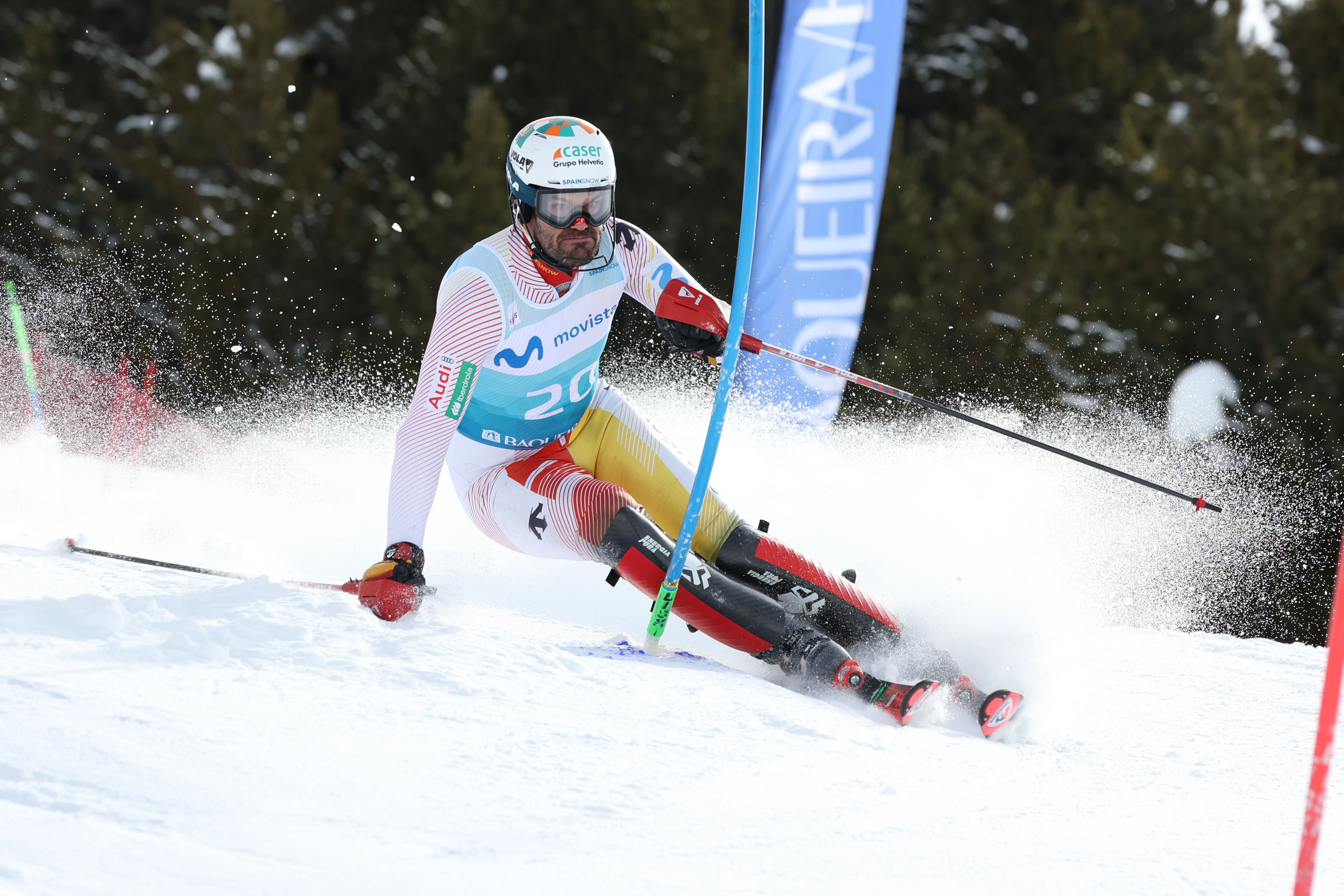 Quim Salarich Top 15 y Juan del Campo Top 20 en el segundo Slalom de Copa de Europa en Baqueira